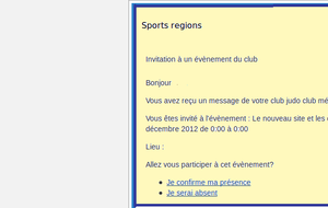 Les évenements et les convocations principe de fonctionnement