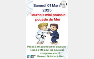 Tournoi Mer :Poussin-Poussine