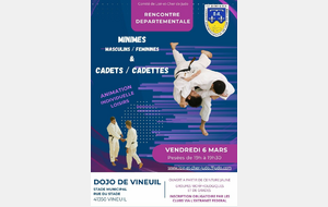 81743 - VINEUIL -Cadet-CD41 RENCONTRES DEPARTEMENTALES INDIVIDUELLES  CADETS