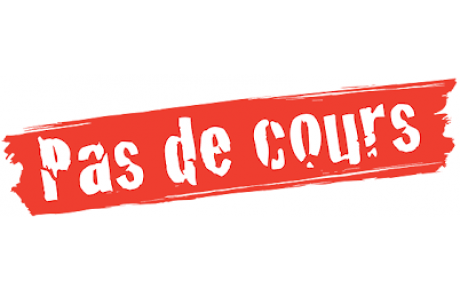 Week-end ascension pas de cours