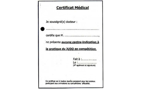 Fin d'obligation du certificat médical pour les mineurs